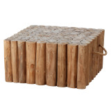 Apple Bee | Koffietafel Twiggy 70 x 70 x 35 cm | Met Handvaten